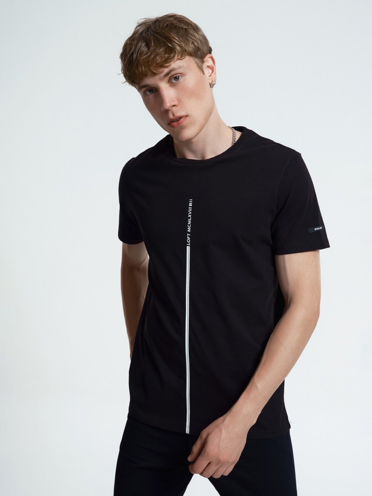 Men's Black Short Sleeve T-Shirt