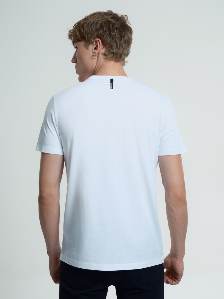 Men's White T-Shirt Short Sleeve