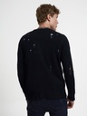 Regular Fit Men's Distressed Sweater