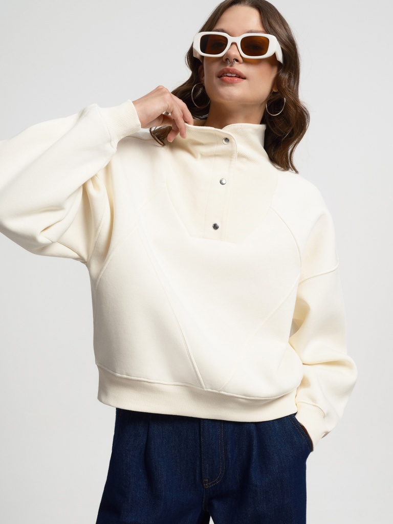 Women's Ecru Sweatshirt