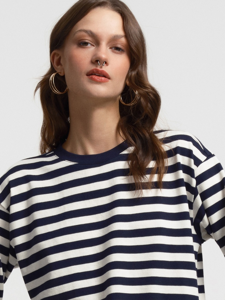 Women's Striped Long Sleeve Shirt