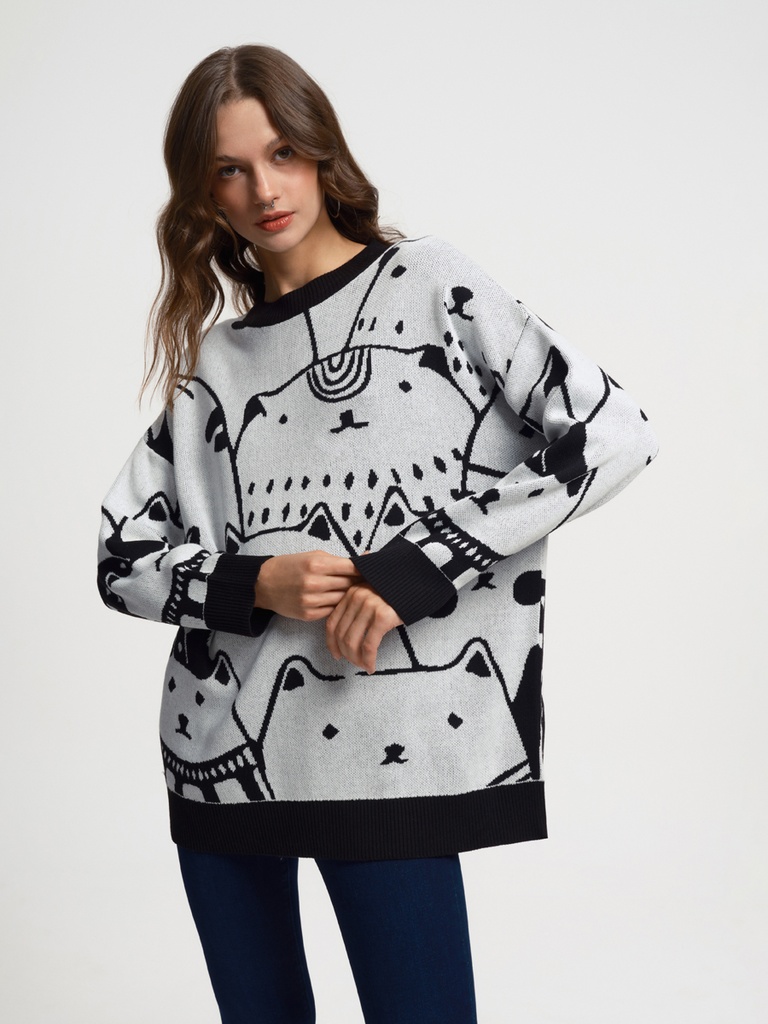 Women's Cat Pullover