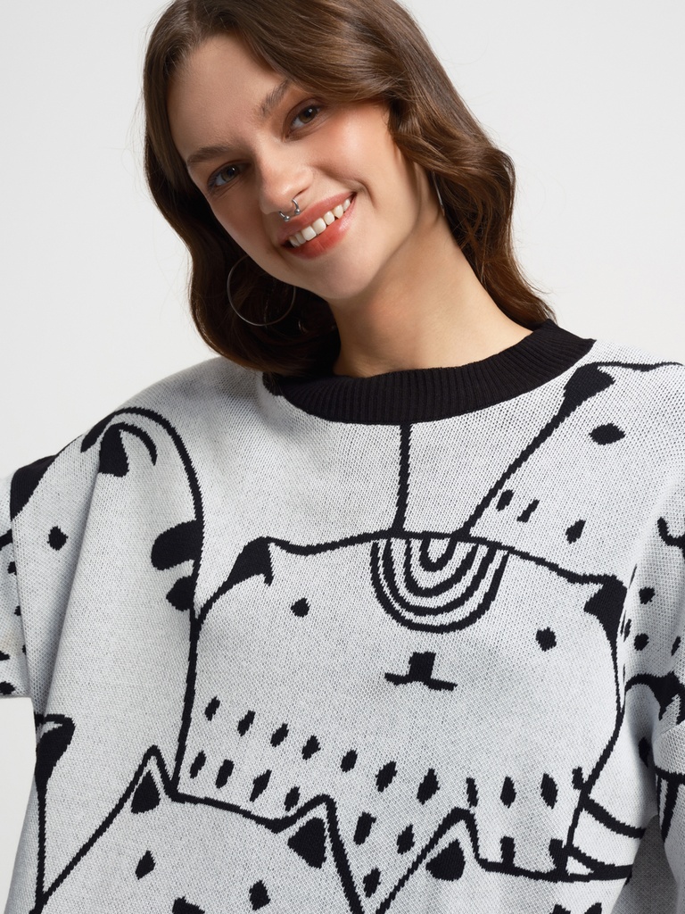 Women's Cat Pullover