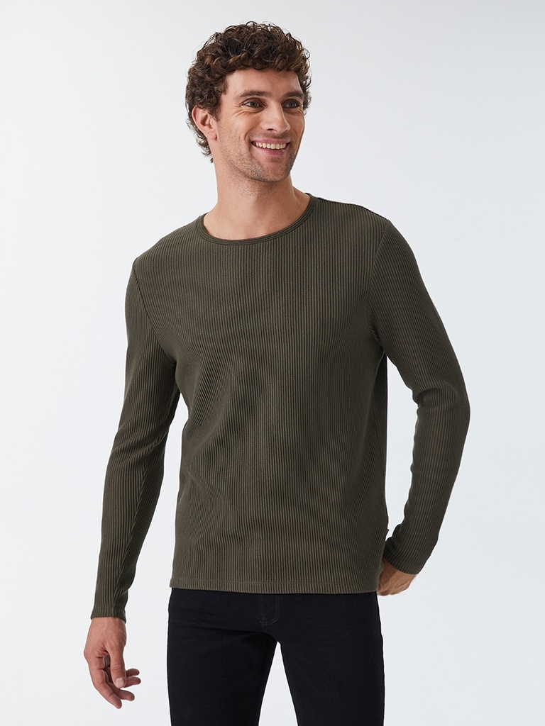 Regular Fit Men's T-Shirt Long Sleeve