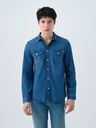 Slim Fit Men's Shirt Long Sleeve 