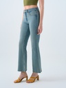 Long Flare Slim Fit Women's Trousers