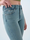 Long Flare Slim Fit Women's Trousers