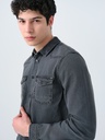 Slim Fit Men's Shirt Long Sleeve