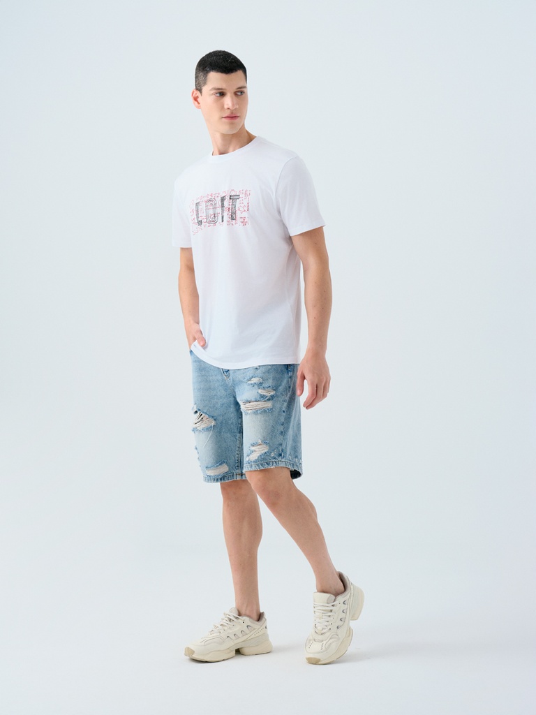 Regular Fit Men's T-shirt Short Sleeve