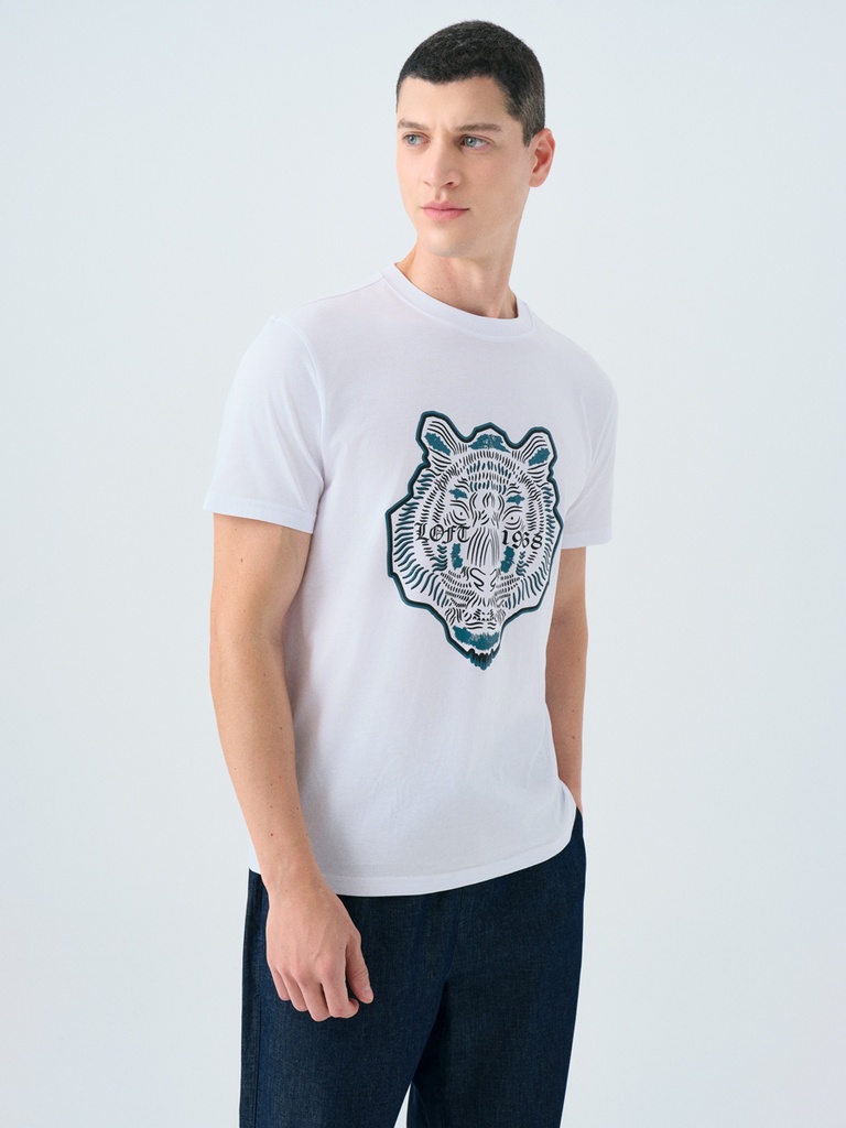 Regular Fit Men's T-shirt Short Sleeve