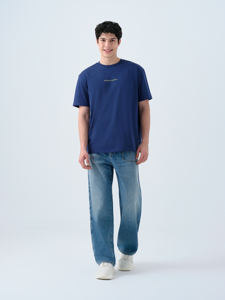 Loose Fit Men's T-shirt Short Sleeve