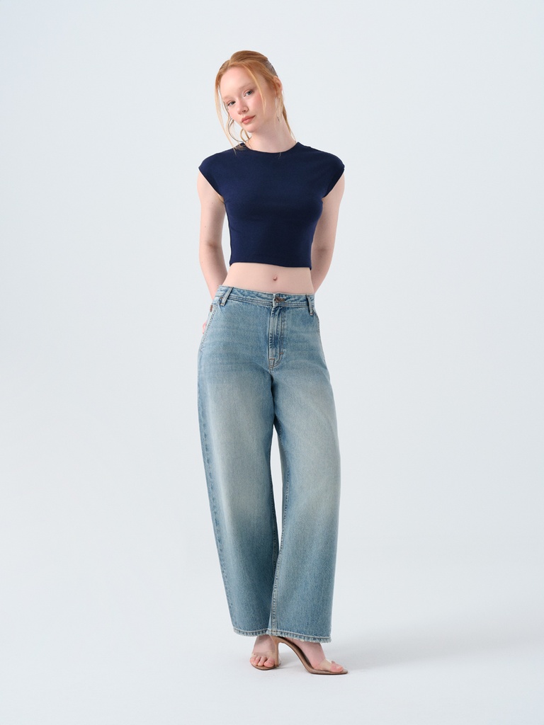Crop Women's T-shirt Short Sleeve