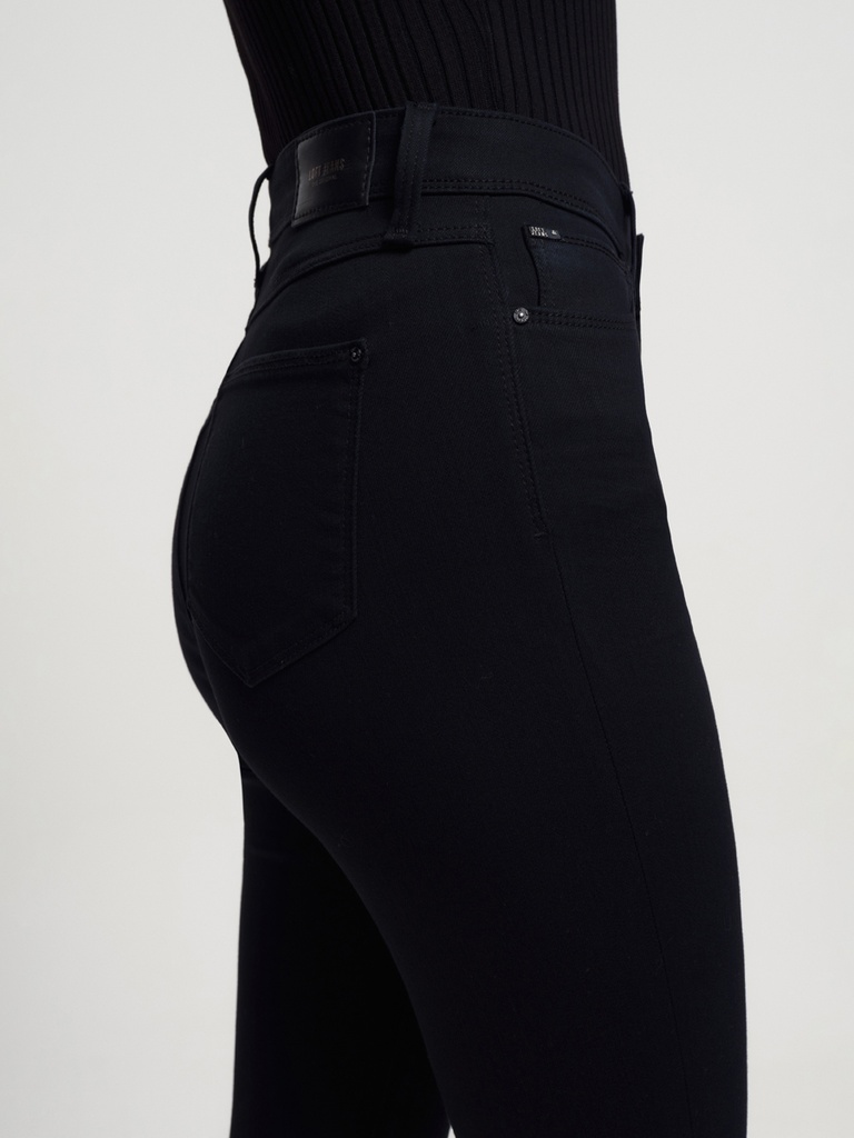 Women's Natalie Cindy Black Wash Trousers