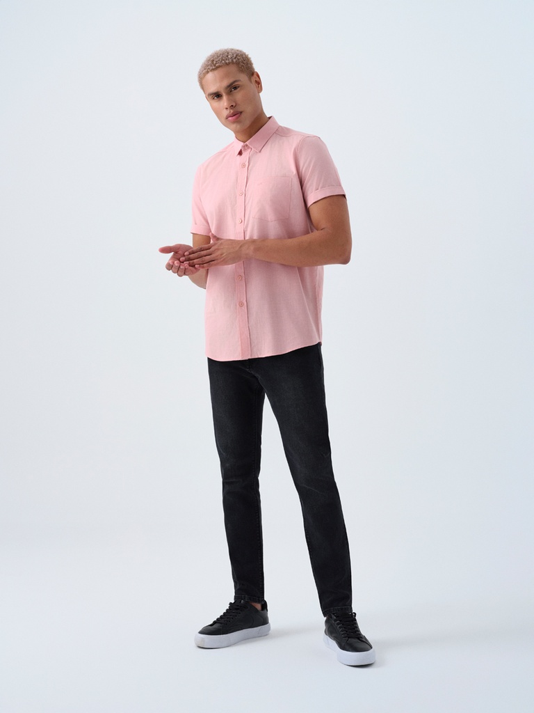 Regular Fit Men's Shirt Short Sleeve