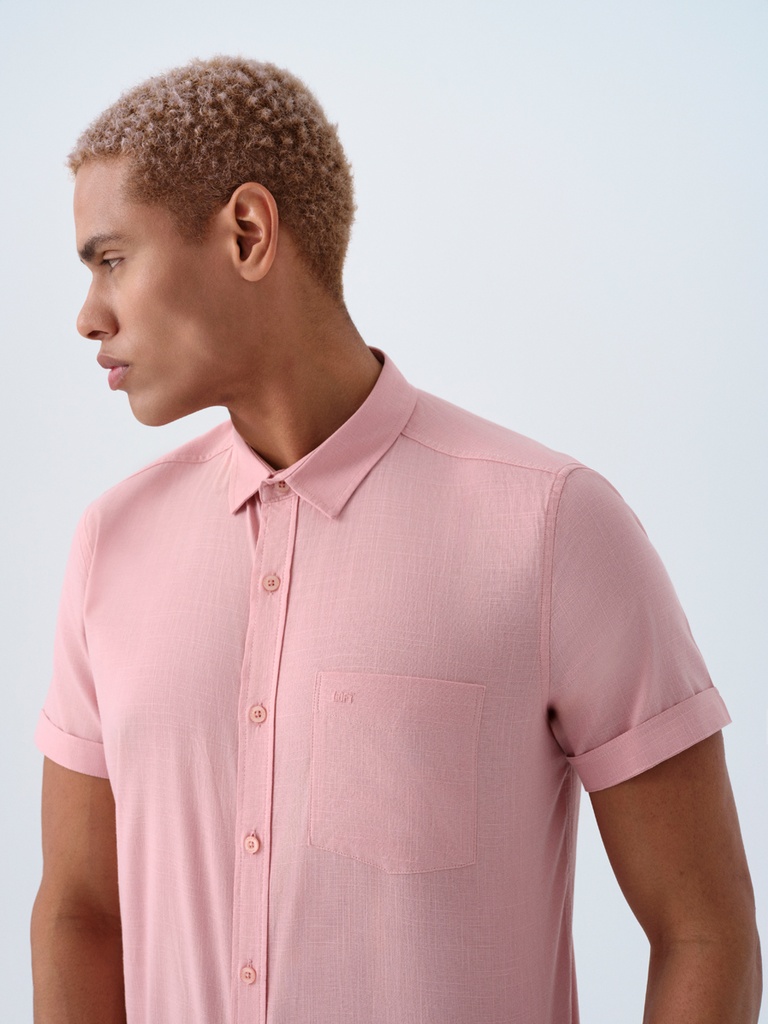 Regular Fit Men's Shirt Short Sleeve