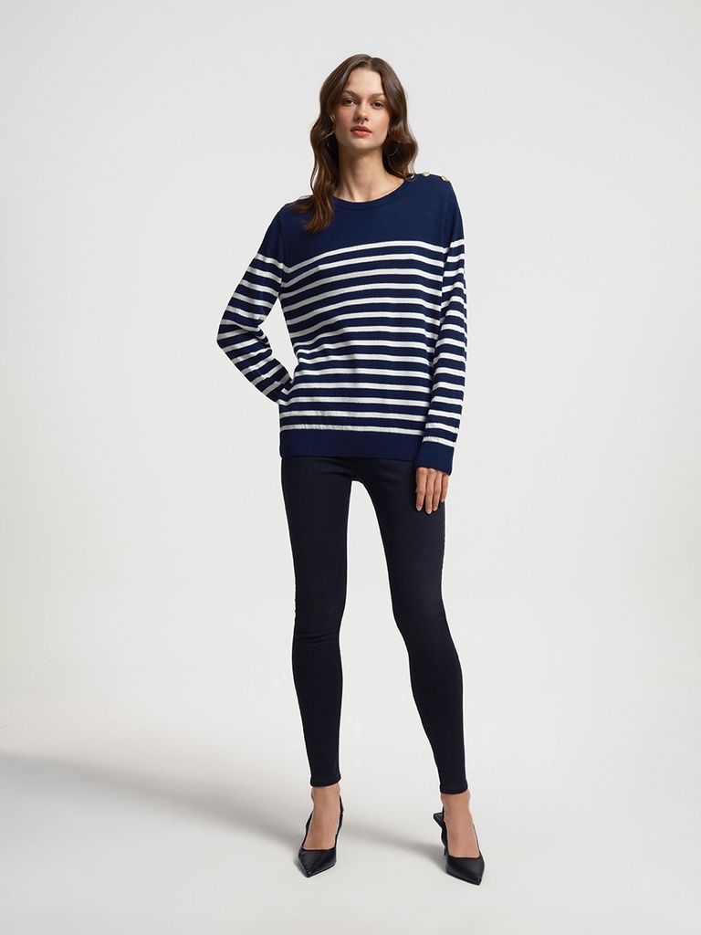 Women's Navy Pullover