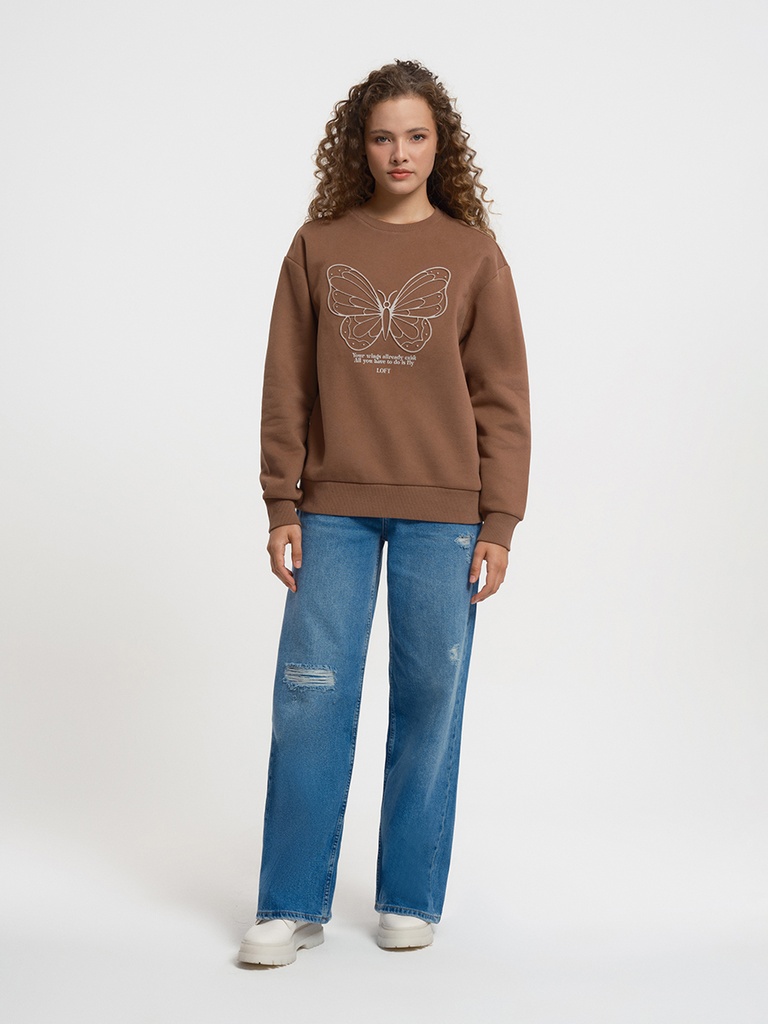 Oversize Fit Women's Sweatshirt