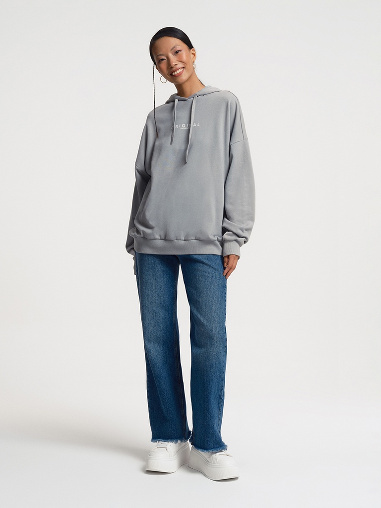 Gray Women's Sweat Shirts