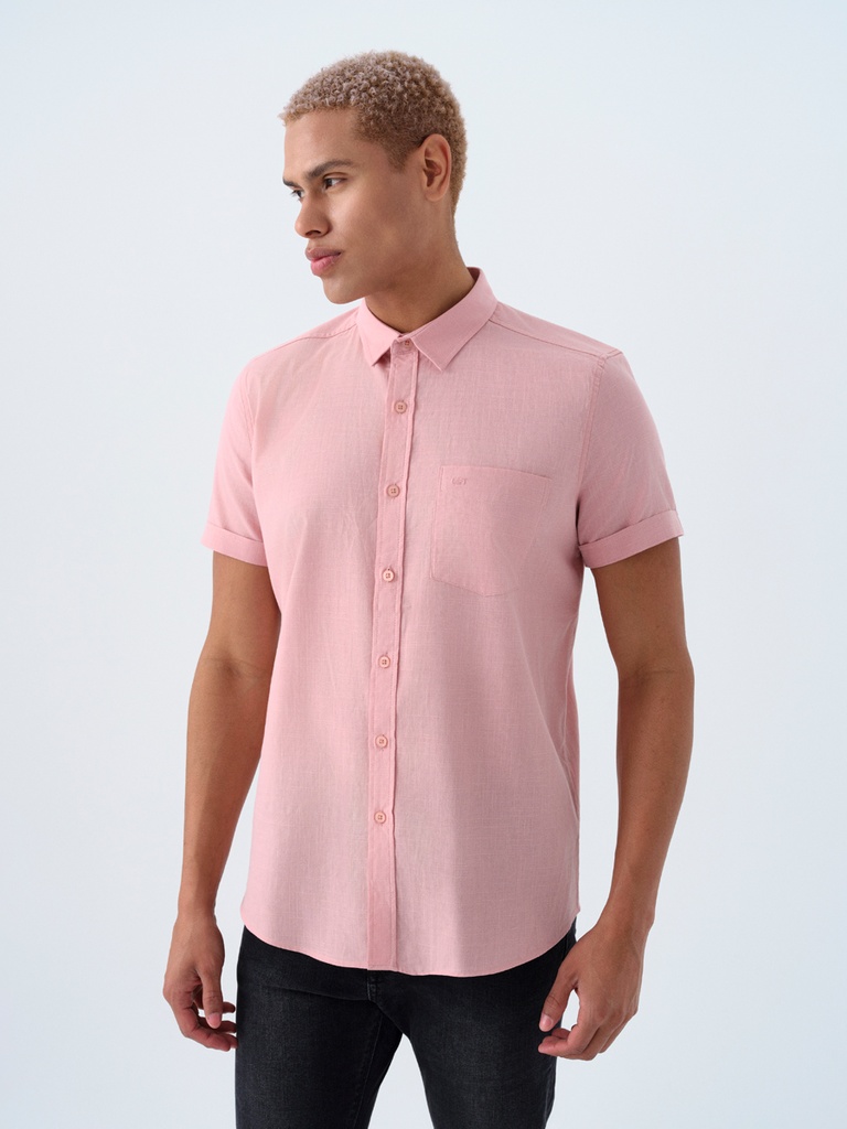 Regular Fit Men's Shirt Short Sleeve