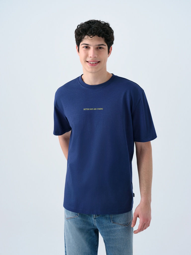 Loose Fit Men's T-shirt Short Sleeve