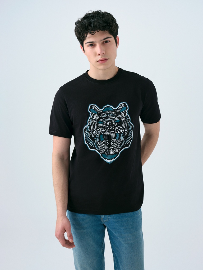 Regular Fit Men's T-shirt Short Sleeve