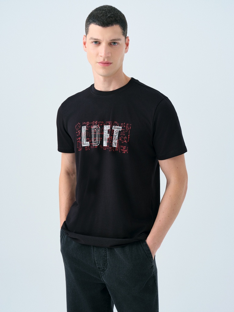 Regular Fit Men's T-shirt Short Sleeve