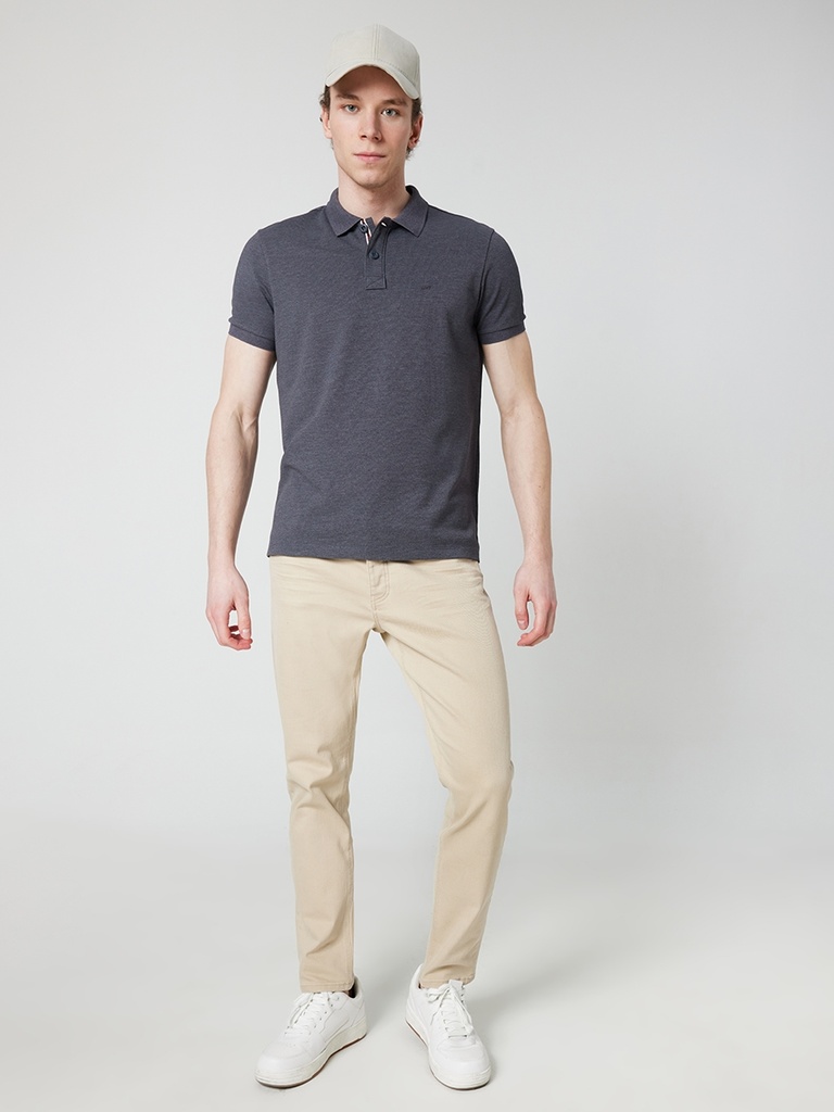 Regular Fit Men's Polo Arm