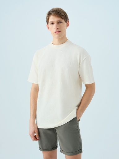 [LF2038415] Oversize Fit Men's T-shirt Short Sleeve