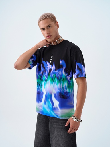 [LF2038733] Oversize Men's T-shirt Short Sleeve 