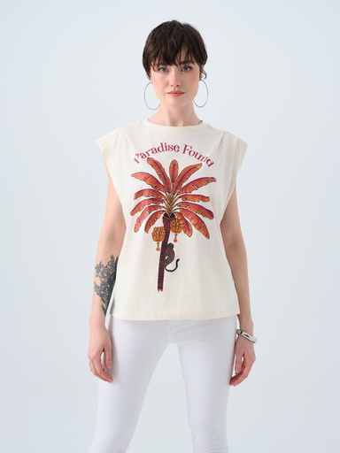 [LF2039025] Regular Fit Women's T-Shirt Short Sleeve
