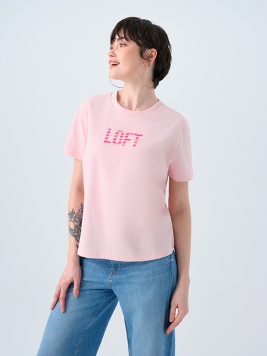 [LF2039262] Box Fit Women's T-shirt Short Sleeve