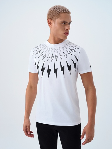 [LF2039334] Regular Fit Men's T-shirt Short Sleeve