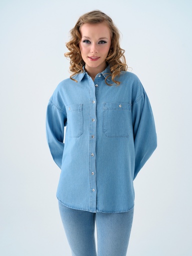 [LF2039985] Regular Fit Women's Shirt Long Sleeve