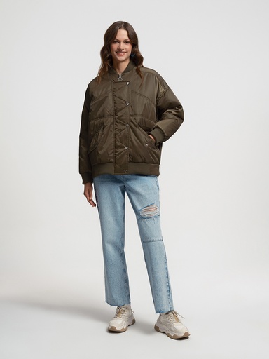 [LF2030135] Loose Fit Women's Coat