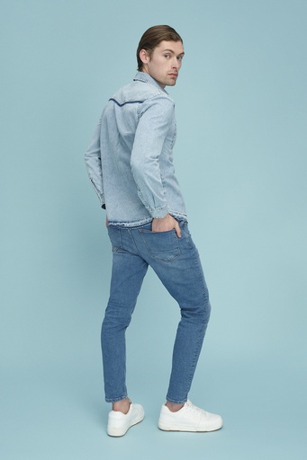 [LF2032740] Slim Fit Men's Shirt Long Sleeve
