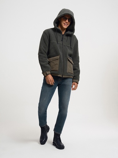 [LF2033361] Men's Sherpa Jacket