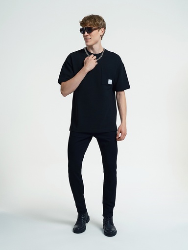 [LF2033511] loose fit Men's short sleeve shirt