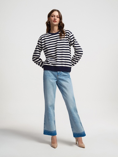 Women's Striped Long Sleeve Shirt