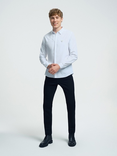 Slim Fit Men's Shirt Long Sleeve