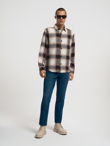 [LF2034064] Oversize Men's Shirt Long Sleeve