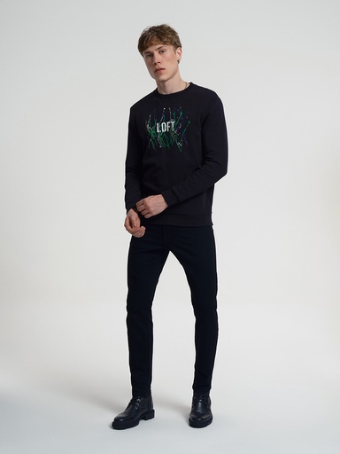 [LF2034076] Regular Fit Men's Sweatshirt