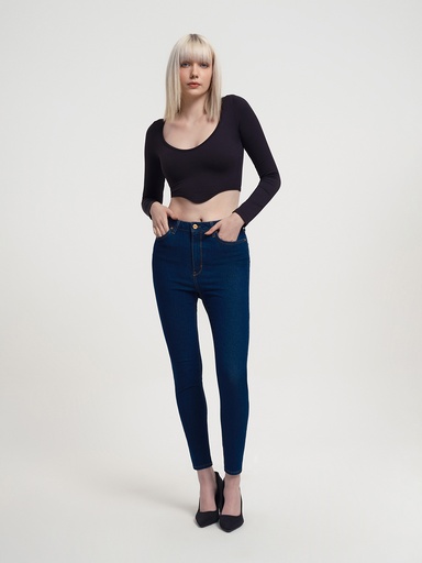 [LF2034097] Natalie Tina Dark Wash Women's Pant