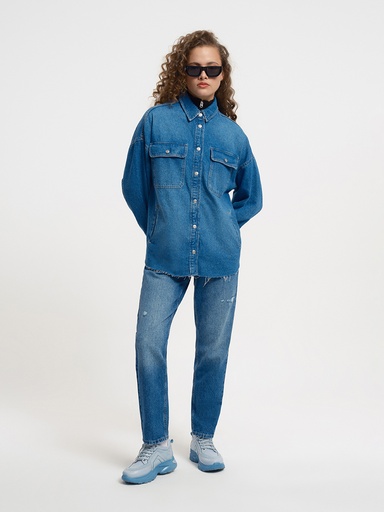 [LF2034296] Women's Mid-Wash Long Sleeve