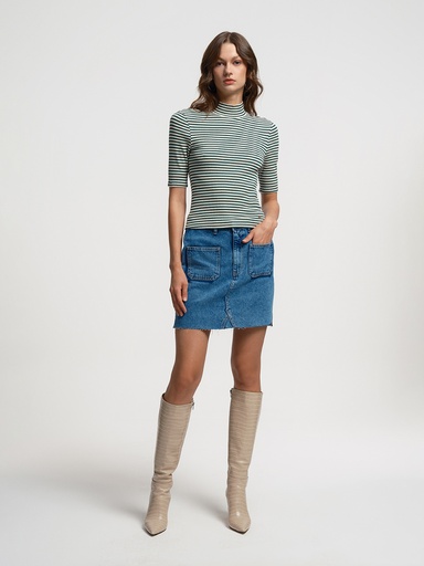 [LF2034331] Slim Fit Women's Skirt