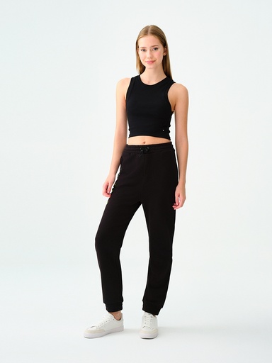 [LF2034512] Black Women's Sweat Pants
