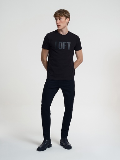 [LF2034590] Black Men's T-Shirt