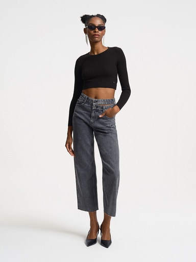 [LF2034628] Fitted Women's Blouse Long Sleeve