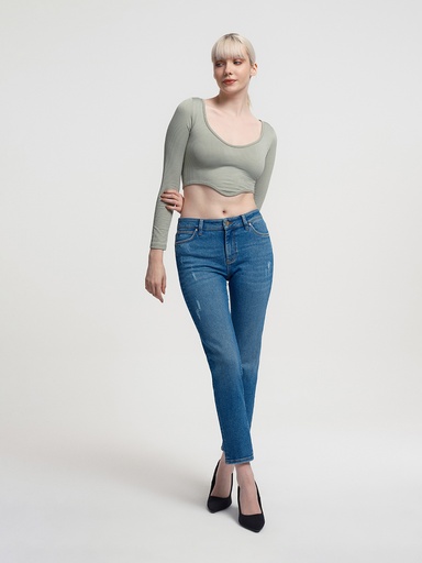 [LF2034993] Elena Slim Fit Women's Pants